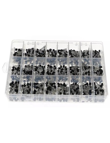 SURTIDO DE 840 UDS TRANSISTORES TO-92 NPN & PNP