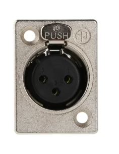 CONECTOR NEUTRIK XLR HEMBRA 3CTS PANEL 2