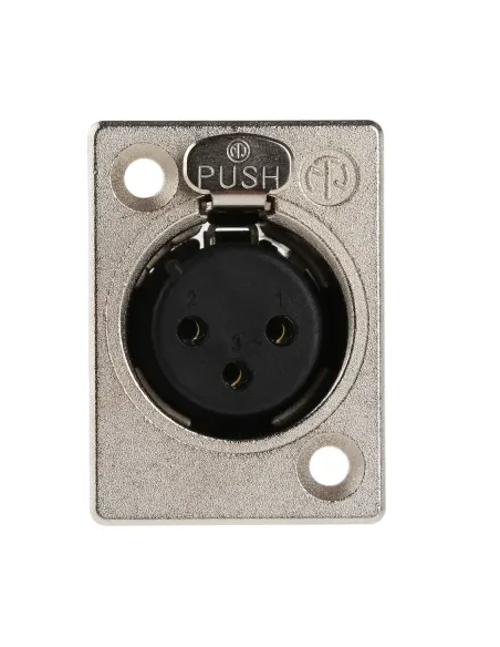 CONECTOR NEUTRIK XLR HEMBRA 3CTS PANEL