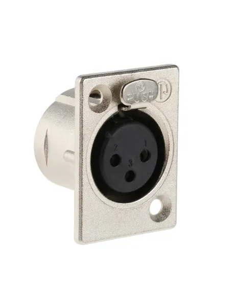 CONECTOR NEUTRIK XLR HEMBRA 3CTS PANEL