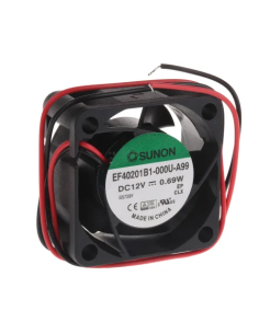 VENTILADOR 12V 40x40x20mm 18.35m3/h 28.5dBA Sistema Vapo