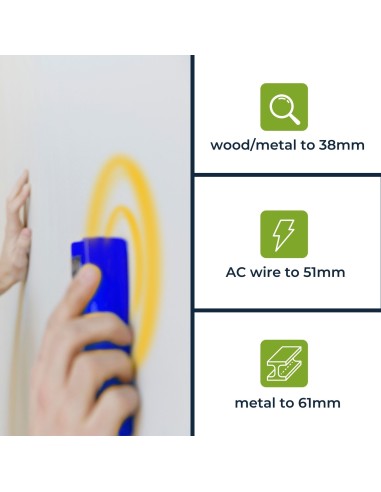 DETECTOR DE VIGAS DIGITAL-DETECTA HASTA 51mm-METAL-MADERA-CABLES
