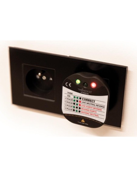 DETECTOR DE ERRORES DE CABLEADO ELECTRICO-DIAGNOSITOCO INMEDIATO CAT II  230V