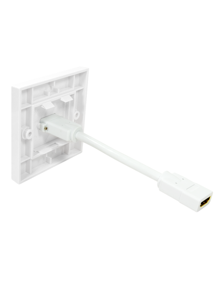 Roseta pared 1x HDMI