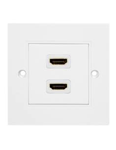Roseta de pared 2x HDMI 2