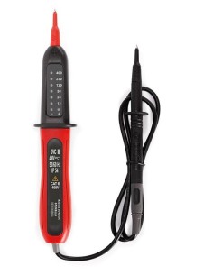 PROBADOR DE VOLTAJE BIPOLAR- AC & DC CATIII- DE 12V - 400V PANTALLA LED 2
