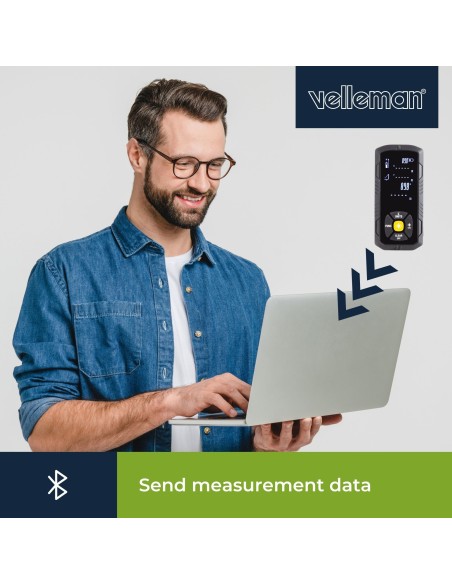 MEDIDOR DE DISTANCIA LASER DIGITAL 50Mts