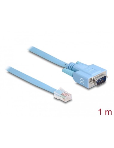 Cable de consola CISCO RJ45 a DB9 macho 1mts