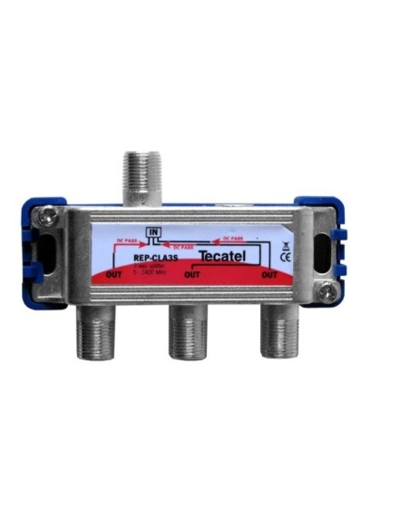 REPARTIDOR INTELIGENTE TV-SAT  5-2400MHZ 3 SALIDAS CONECTOR F