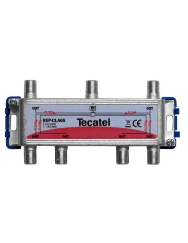REPARTIDOR INTELIGENTE TV-SAT 5-2400MHZ 6 SALIDAS CONECTOR F