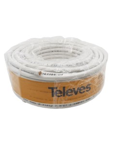 BOBINA 10M CABLE COAXIAL TELEVES PARA ANTENA TRIPLE BLINDAJE