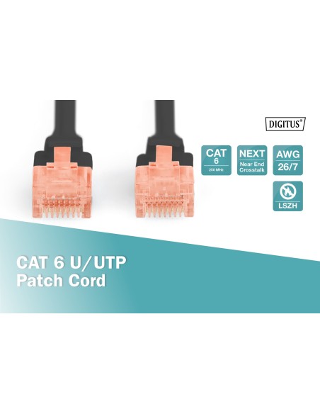 10MTS CAT6 UTP RJ-45 LATIGUILLO NEGRO