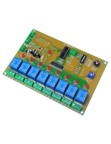 MANDO SECUENCIAL 8 SALIDAS