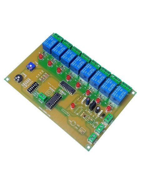 MANDO SECUENCIAL 8 SALIDAS