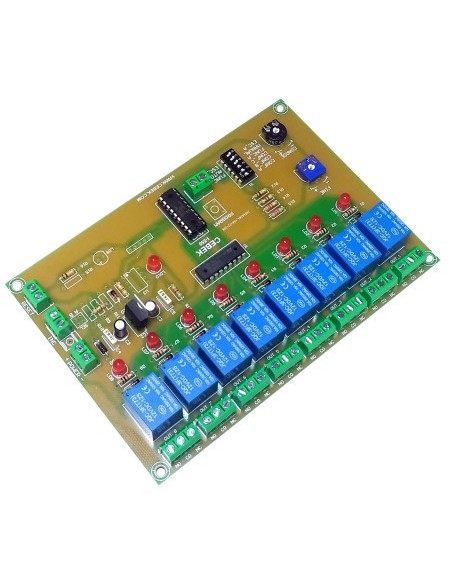 MANDO SECUENCIAL 8 SALIDAS