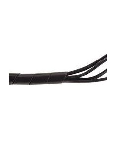 CUBRE CABLE 10MTS NEGRO 0.9 MM 2