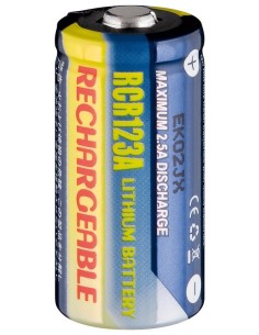 BATERIA LITIO CR123 RECARGABLE