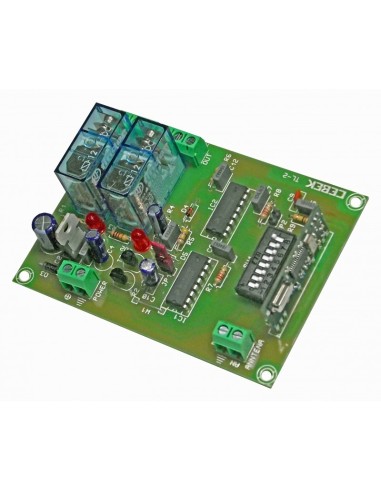 RECEPTOR RF 12V 2CH. MONOESTABLE GRUPO-1