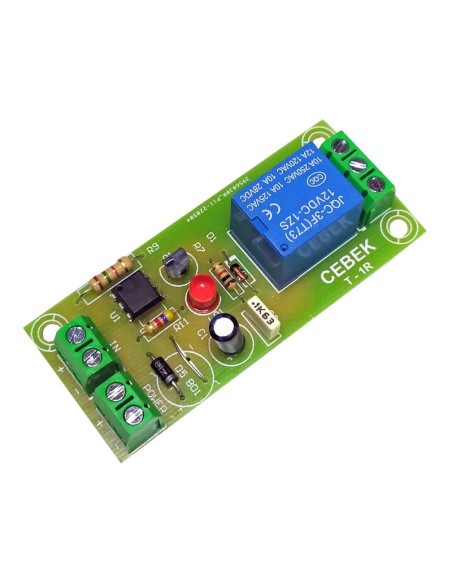 MODULO OPTO ACOPLADO 3/24V 1 RELE 12V