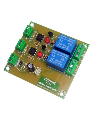 MODULO OPTO ACOPLADO 3/24V 2 RELES 12V