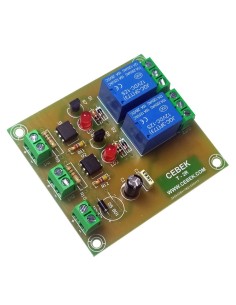 MODULO OPTO ACOPLADO 3/24V 2 RELES 12V