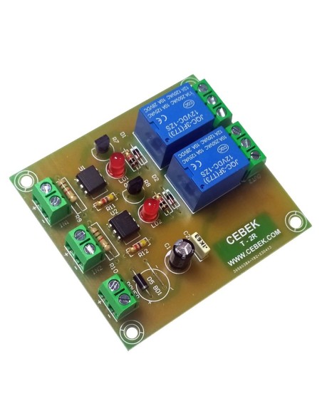 MODULO OPTO ACOPLADO 3/24V 2 RELES 12V