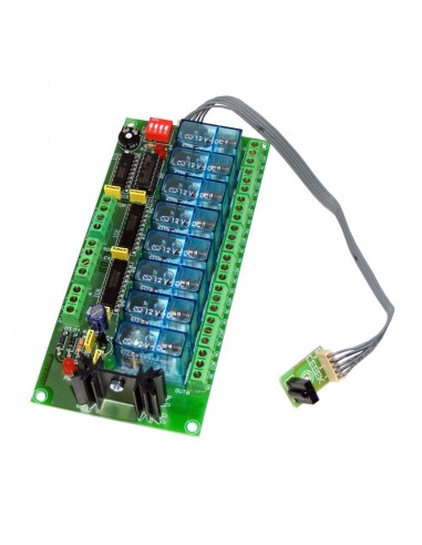 RECEPTOR IR DE 8 CANALES