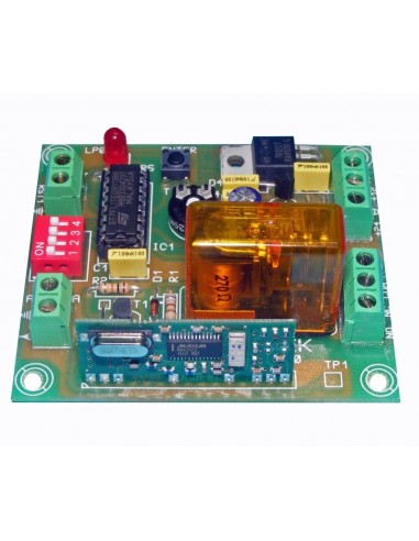RECEPTOR RF 1CH GRUPO-3 12-24V CONFIGURABLE MONOESTABLE-BIESTABLE-TIMER