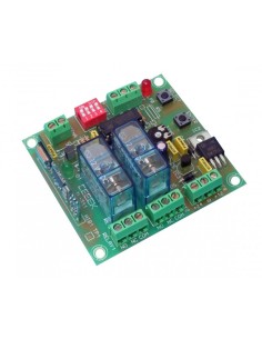 RECEPTOR RF 2-CH GRUPO-3 12V-24V CONFIGURABLE MONOESTABLE-BIESTABLE-TIMER