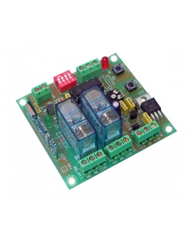 RECEPTOR RF 2-CH GRUPO-3 12V-24V CONFIGURABLE MONOESTABLE-BIESTABLE-TIMER