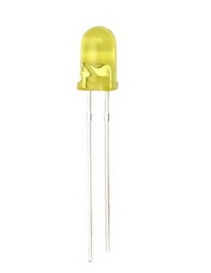 LED AMARILLO 5 mm STANDARD 2.5V