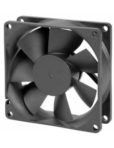 VENTILADOR 12V 80x80x25mm 3 CABLES CON CONECTOR 2