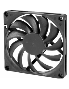 VENTILADOR 80x80x10mm 12V 3 HILOS  CON CONECTOR 2