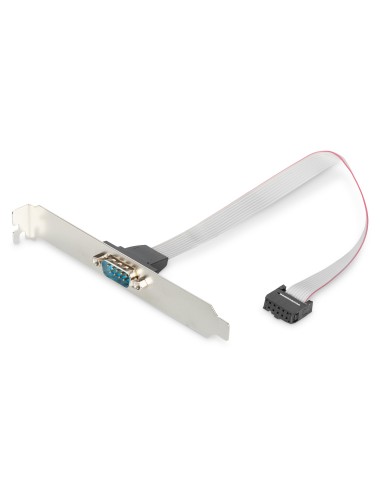 Bracket DB9 macho RS232. Placa 10Pins