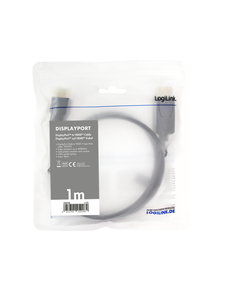 Cable DisplayPort / HDMI 1Mts M/M