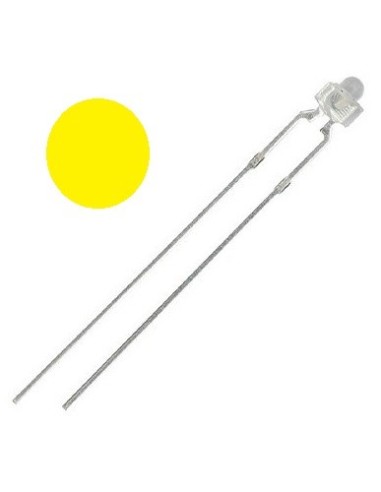 LED AMBAR 1.8MM 1.5 CD 30º 2.2V TRANSPARENTE