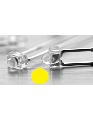 LED AMBAR 1.8MM 1.5 CD 30º 2.2V TRANSPARENTE