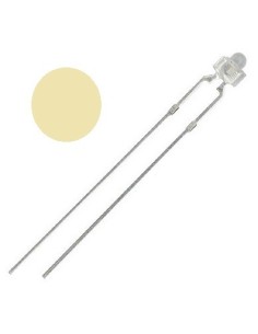 LED BLANCO CALIDO 1.8MM 3CD TRANSPARENTE