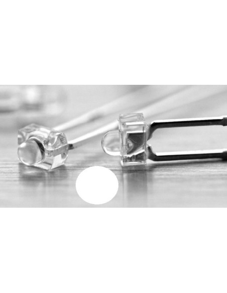 LED BLANCO FRIO 1.8MM 6CD 30º TRANSPARENTE