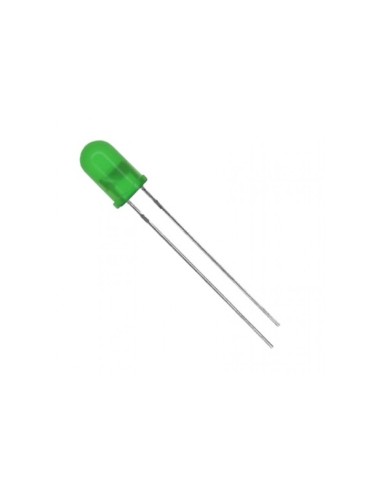 LED 5MM VERDE INTERMITENTE 3CD 3-5V DIFUSO