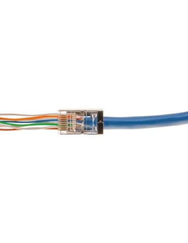 Conector RJ-45 STP AWG24-26 CAT6 pasante