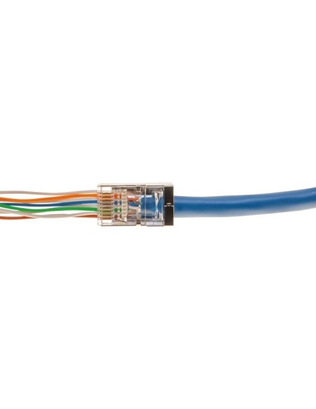 Conector RJ-45 STP AWG24-26 CAT6 pasante