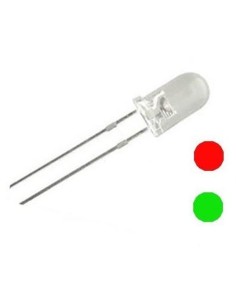 LED BICOLOR ROJO/VERDE 5MM 2PN DIFUSO