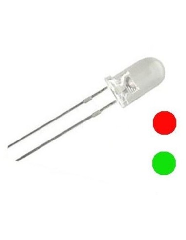 LED BICOLOR ROJO/VERDE 5MM 2PN DIFUSO