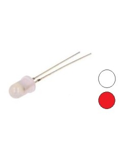 LED BLANCO/ROJO INTERMITENTE DIFUSO