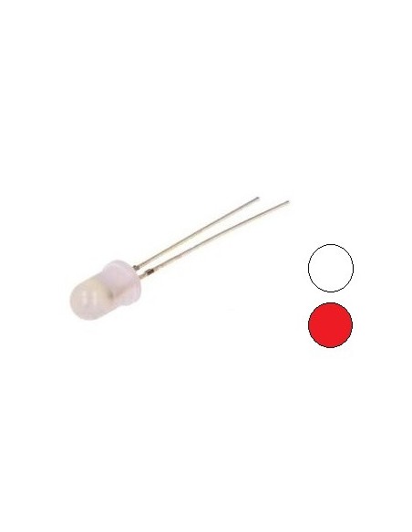 LED BLANCO/ROJO INTERMITENTE DIFUSO