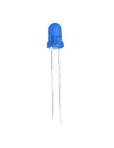 LED AZUL 5MM INTERMITENTE TRANSPARENTE