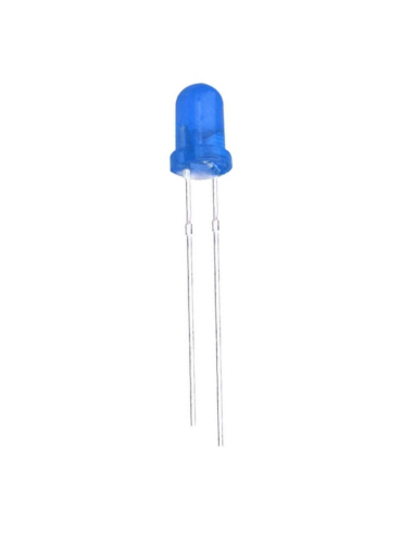 LED AZUL 5MM INTERMITENTE TRANSPARENTE