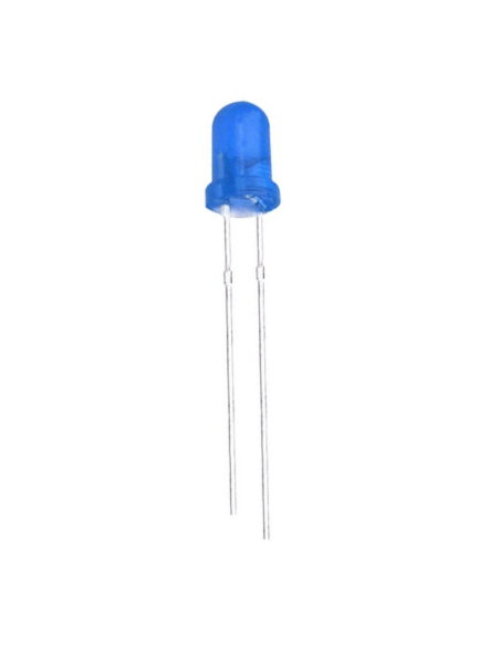 LED AZUL 5MM INTERMITENTE TRANSPARENTE