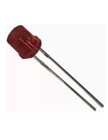 LED 5MM ROJO CILINDRICO DIFUSO